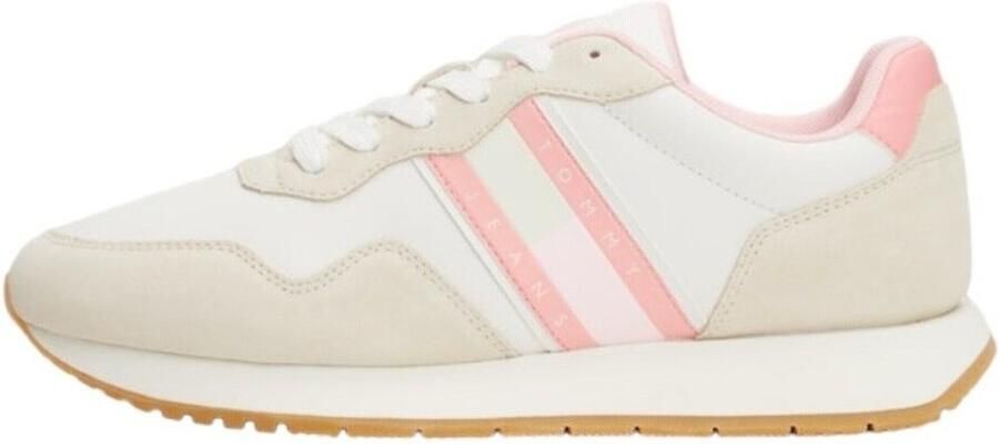 Tommy Hilfiger Eva Runner Mat Mix Sneakers Pink Dames