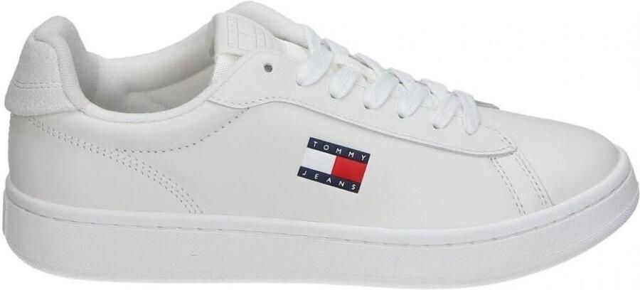 TOMMY JEANS Plateausneakers ARCHIVE' 98 vrijetijdsschoen halfhoge schoen veterschoen met logo op de tong - Foto 8