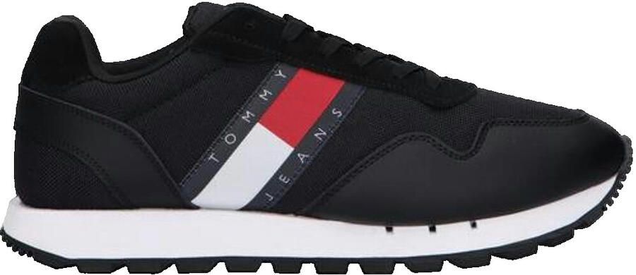 Tommy Hilfiger Tommy Jeans Retro Leather Sneakers Leren Sneaker Heren Blauw - Foto 10