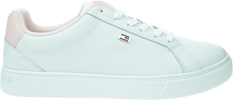 Tommy Hilfiger Witte Polyester Sneakers met Veters Contrastdetails Logo Witte Polyester Sneakers met Veters Contrastdetails Logo Witte Polyester Sneakers met Veters Contrastdetails Logo Witte Polyester Sneakers met Veters Contrastdetails Logo - Foto 6