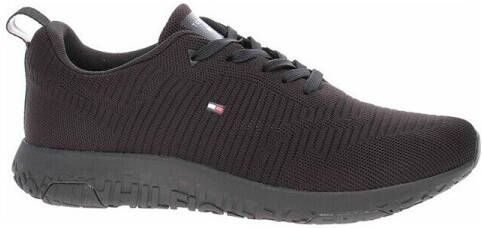 Tommy Hilfiger Sneakers CORPORATE KNIT RIB RUNNER vrijetijdsschoen lage schoen veterschoen met zijlogo-vlag - Foto 3