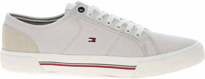 Tommy Jeans Grijze Canvas Sneakers Core Corporate Gray Heren - Foto 6