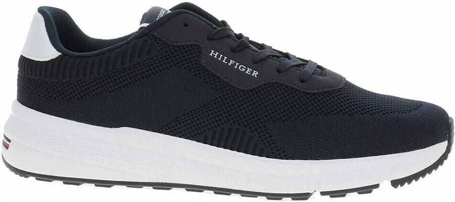 Tommy Hilfiger Sneakers met sleehak LIGHTWEIGHT RWB KNIT vrijetijdsschoen lage schoen veterschoen met contrasterend logo - Foto 2