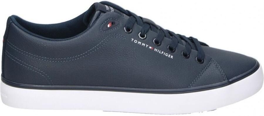 Tommy Hilfiger Sneakers TH HI VULC CORE LOW LTH II ESS vrijetijdsschoen halfhoge schoen veterschoen in smalle vorm - Foto 3
