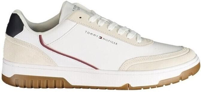 Tommy Hilfiger Sneakers van echt leer met logo-opschrift