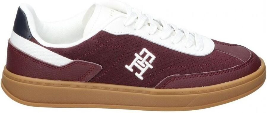 Tommy Hilfiger Plateausneakers TH HERITAGE SNEAKER PERF vrijetijdsschoen lage schoen veterschoen met th-logo-borduring - Foto 2