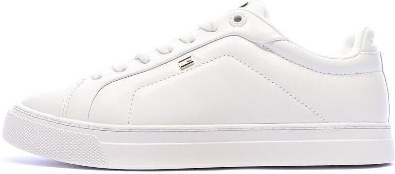 Tommy Hilfiger Plateausneakers ICON COURT SNEAKER Vrijetijdsschoen lage schoen veterschoen met vlag-logo - Foto 2