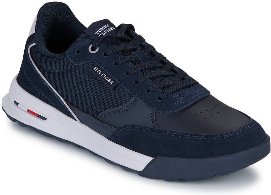 Tommy Hilfiger Blauwe Sneakers Ronde Neus Platte Hak - Foto 3