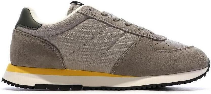 Tommy Jeans Sneakers laag taupe donkergroen