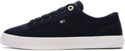 Tommy Hilfiger Low top sneakers van canvas met logo-applicatie