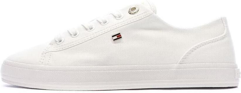 Tommy Hilfiger Low top sneakers van canvas met logo-applicatie - Foto 3