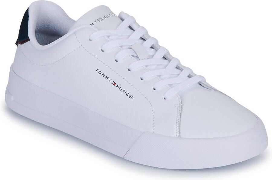 Tommy Hilfiger Sneakers TH COURT LTH DETAIL ESS vrijetijdsschoen lage schoen veterschoen met zijlijk logo-opdruk - Foto 8