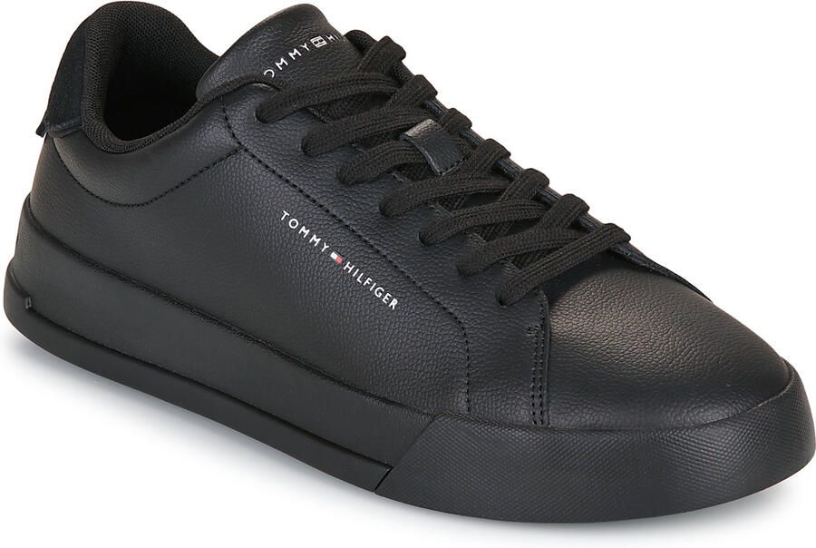 Tommy Hilfiger Sneakers TH COURT LTH DETAIL ESS vrijetijdsschoen lage schoen veterschoen met zijlijk logo-opdruk - Foto 3