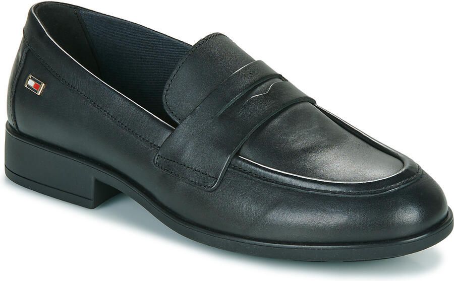 Tommy Hilfiger Loafers FLAG LEATHER CLASSIC LOAFER businessmode slipper lage schoen instapschoen met kleine logovlag - Foto 2