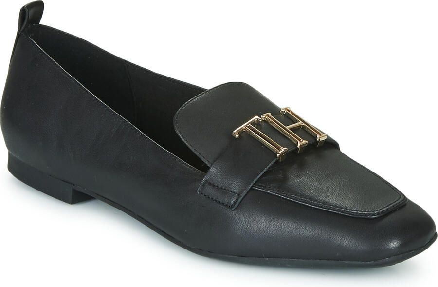 Tommy Hilfiger Pantoffels in zwart voor Dames Polished Tommy Loafer