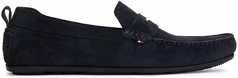 Tommy Hilfiger Heren Instappers Suede Mocassins Blauw - Foto 2