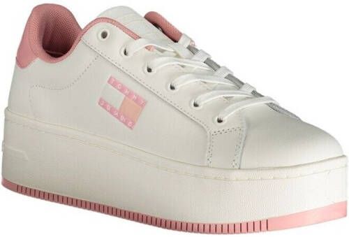 TOMMY JEANS Plateausneakers TJW FLATFORM ESS vrijetijdsschoen lage schoen veterschoen met gepolsterde schacht - Foto 5