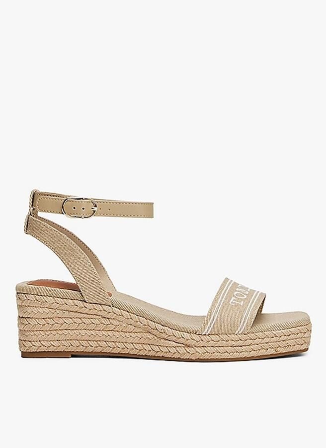 Tommy Hilfiger Sleehaksandaaltjes ESPAD MID WEDGE bandjessandaal zomerschoen met verstelbare gesp - Foto 3