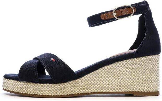 Tommy Hilfiger Pumps Flag Criss Cros Mid Wedge Espad