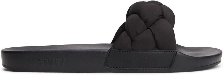 Tommy Hilfiger Badslipper met gevlochten riempjes
