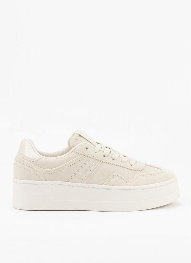 TOMMY JEANS Plateausneakers THE GREENWICH FLATFORM ELEVATED veterschoenen vrijetijdsschoen lage schoen met logo-applicatie - Foto 3