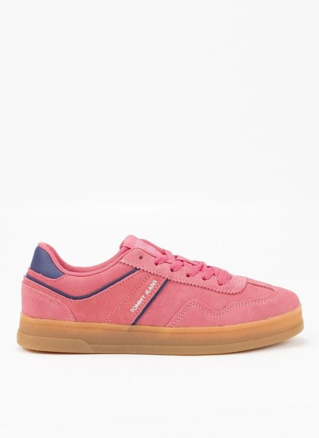 TOMMY JEANS Plateausneakers THE GREENWICH SUEDE vrijetijdsschoen halfschoen veterschoen met gepolsterde schacht - Foto 4