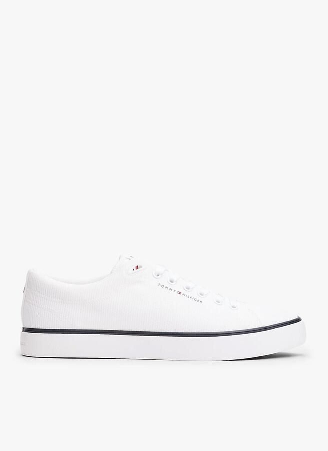 Tommy Hilfiger Sneakers TH HI VULC CORE LOW II MESH basic veterschoen lage schoen vrijetijdsschoen met logo - Foto 3