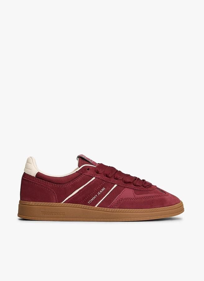 Tommy Jeans suède sneakers bordeaux - Foto 4
