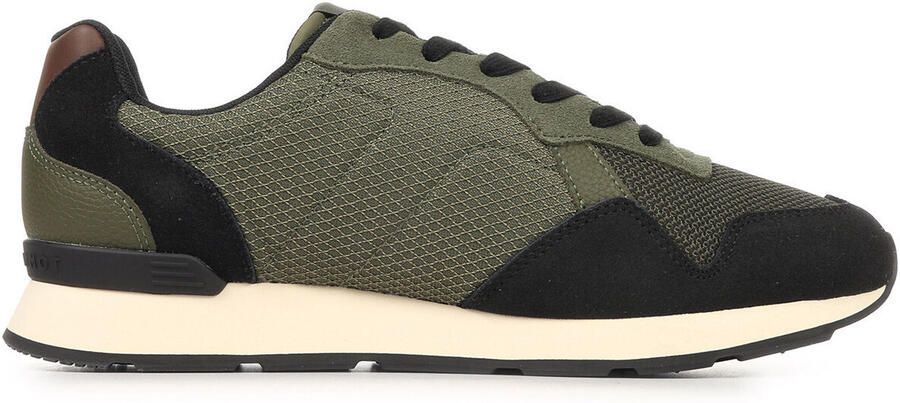 TOMMY HILFIGER Sneakers laag kaki olijfgroen zwart wit