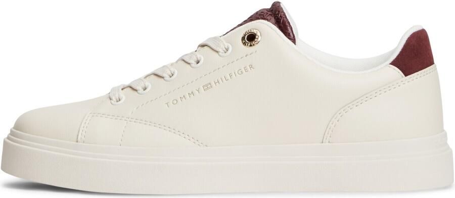 TOMMY HILFIGER Sneakers laag crème bloedrood
