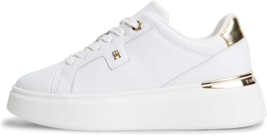 TOMMY HILFIGER Sneakers laag 'CHIC' goud wit