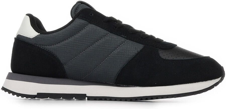 Tommy Jeans Sneakers laag antraciet zwart wit
