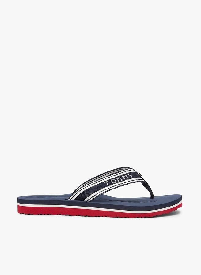Tommy Hilfiger Teenslippers met merkdetails - Foto 4