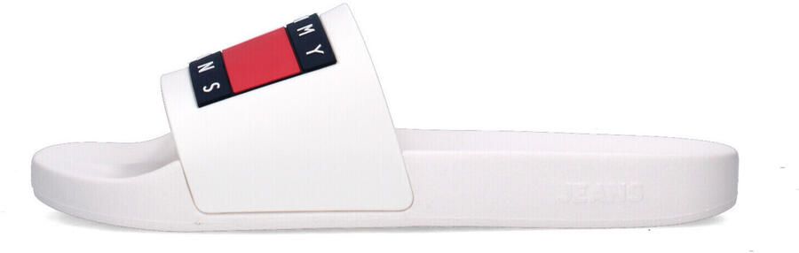 TOMMY JEANS Badslippers POOL SLIDE ESS zomerschoen badschoens slippers met opvallende logo-vlag - Foto 9