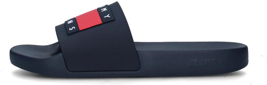 TOMMY JEANS Badslippers POOL SLIDE ESS zomerschoen badschoens slippers met opvallende logo-vlag - Foto 20