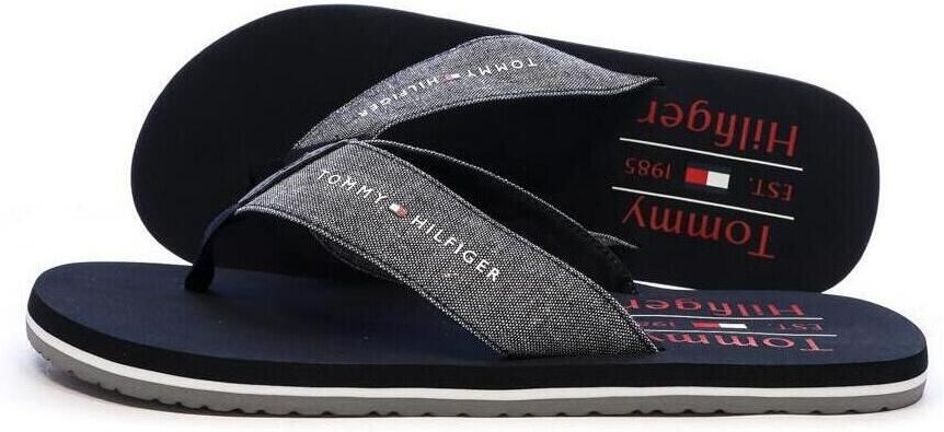 Tommy Hilfiger Chambray Beach Slippers Blauw Man - Foto 2