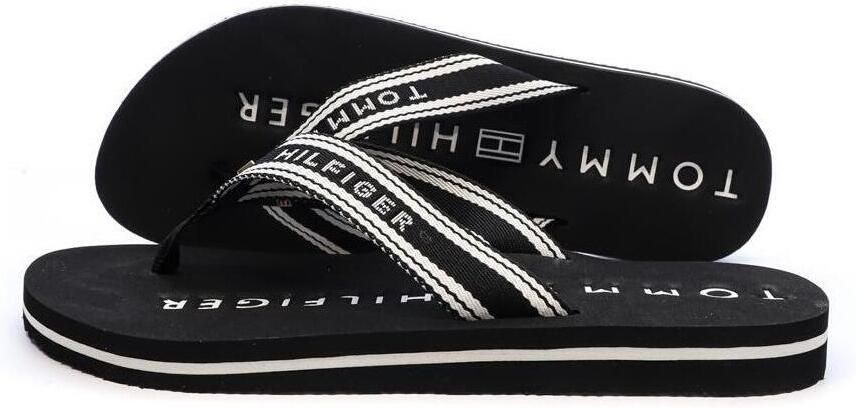 Tommy Hilfiger Teenslippers met merkdetails - Foto 2