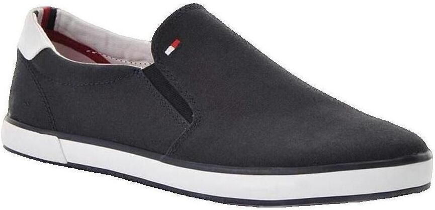 Tommy Hilfiger Slip-on sneakers ICONIC SLIP ON SNEAKER Slipper vrijetijdsschoen lage schoen met zij-stretchinzetten - Foto 19