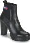 Tommy Hilfiger Enkellaarzen THERMO MATERIAL MIX BELT BOOTIE - Thumbnail 4