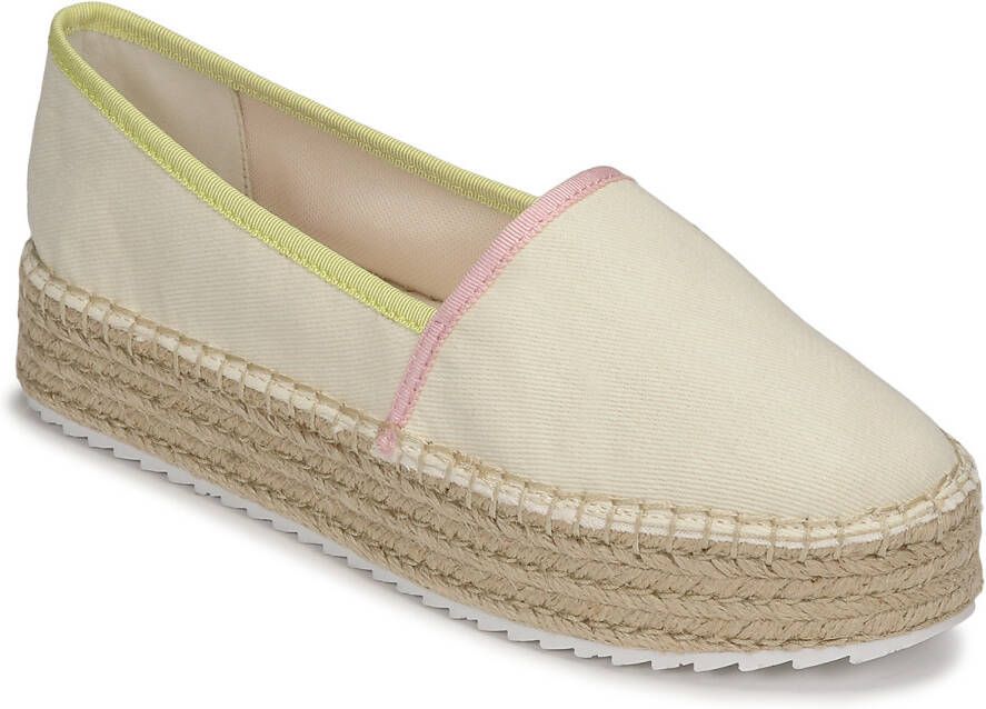 Tommy Jeans Dames Espadrilles Beige Ingesloten - Foto 2