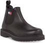 TOMMY JEANS Chelsea-boots TJM LEATHER CHELSEA BOOT hakken zakelijke mode instaplaarzen enkellaars breedte g - Thumbnail 3