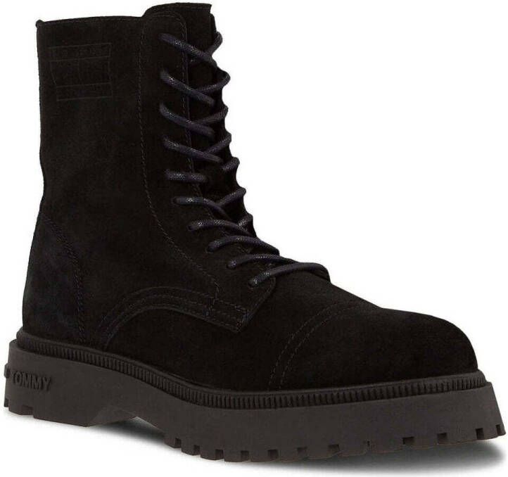 Tommy Jeans Zwarte casual enkellaarzen voor heren - Foto 2