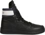 Tommy Jeans Zion 1 Schoen Zwarte Leren Sneakers Black Heren - Thumbnail 2