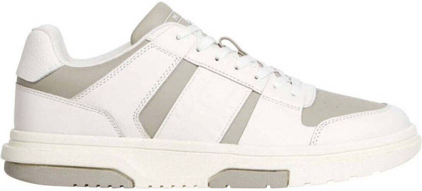 Tommy Jeans Leren Sneakers The Brooklyn Beige Multicolor Heren - Foto 2
