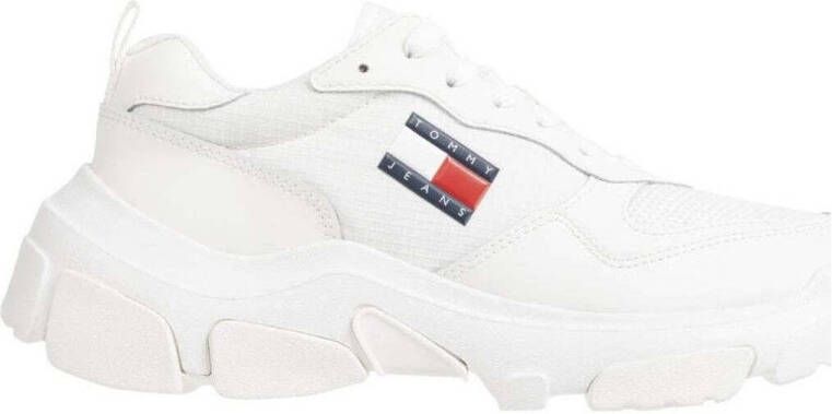 Tommy Jeans Beige Hybride Sneakers voor Vrouwen White Dames - Foto 4