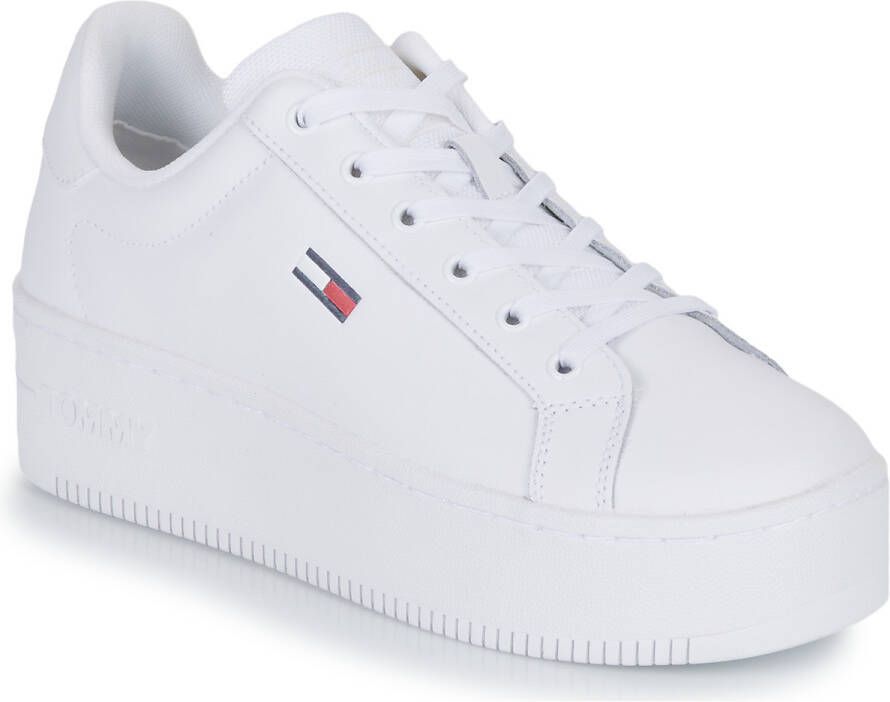 Tommy Hilfiger Witte Essential Platform Sneakers voor Dames White Dames - Foto 13