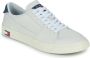 Tommy Hilfiger Witte Polyester Sneaker met Contrasterende Details White Heren - Thumbnail 2