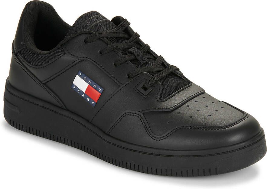 TOMMY JEANS Plateausneakers TJW RETRO BASKET ESS vrijetijdsschoen lage schoen veterschoen met zijlogo-vlag - Foto 7