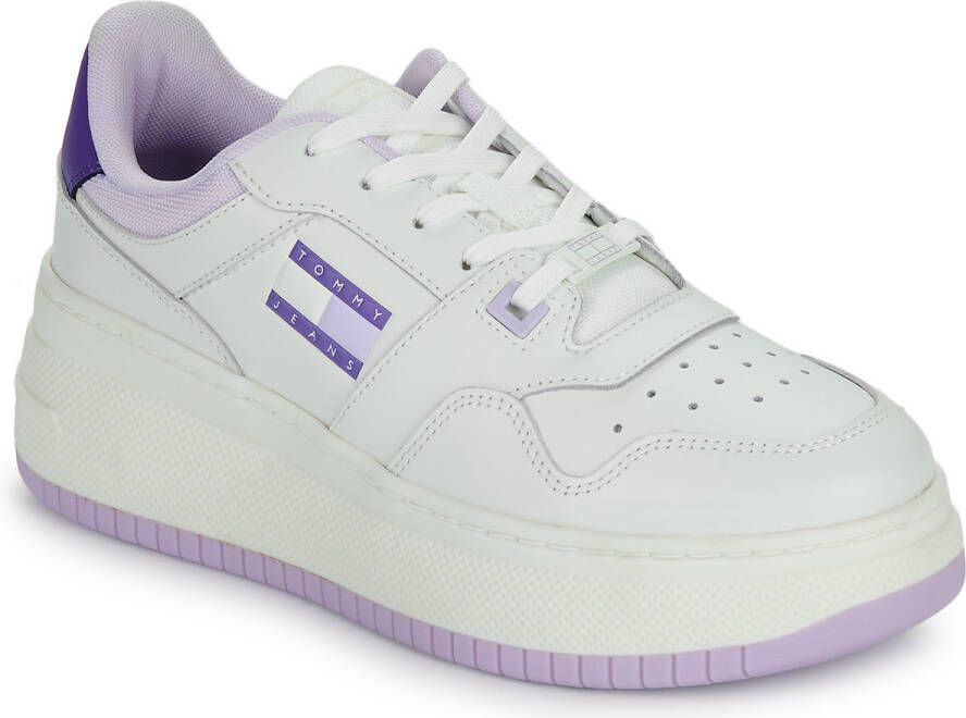 Tommy Hilfiger TJW retro basket flatform W06 lavender Wit