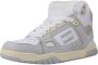 TOMMY JEANS Droid Mid Dames Hoge sneakers Leren Sneaker Dames Grijs - Thumbnail 3